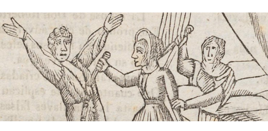 Man being stabbed